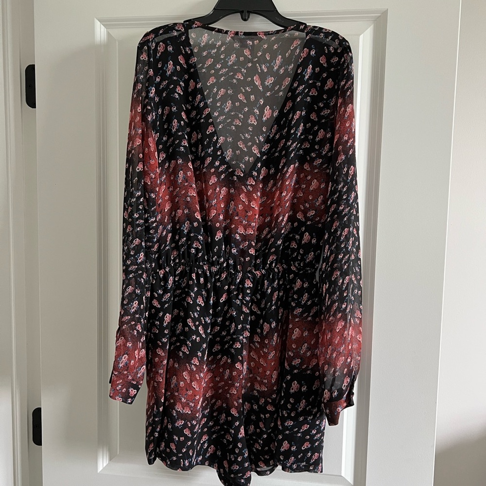 Bcbgeneration Floral Button Front Romper - image 3